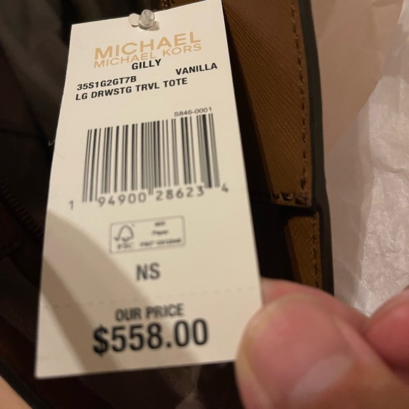 Michael Kors Large Gilly Tote Shoulder
Bag Vanilla - Picture 6 of 7